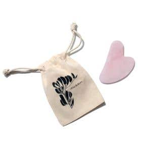 玫瑰粉晶刮痧板 Le Gua Sha en Quartz Rose